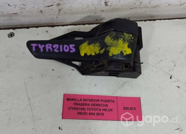 Manilla Inter Tras Der (TYR2105) Toyota Hilux Revo