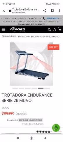 Trotadora Muvo Endurance 26
