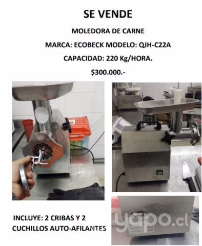 Maquina moledora de carne