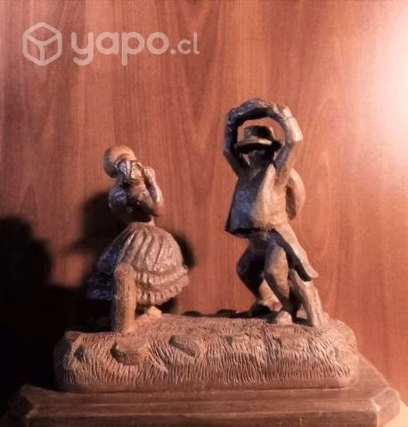 Todo el "folklore chileno" en una sóla escultura