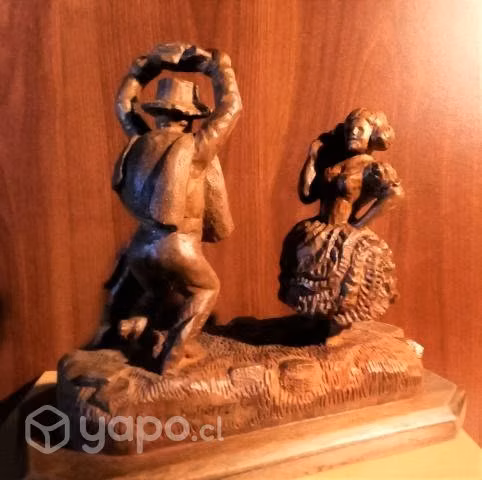 Todo el "folklore chileno" en una sóla escultura