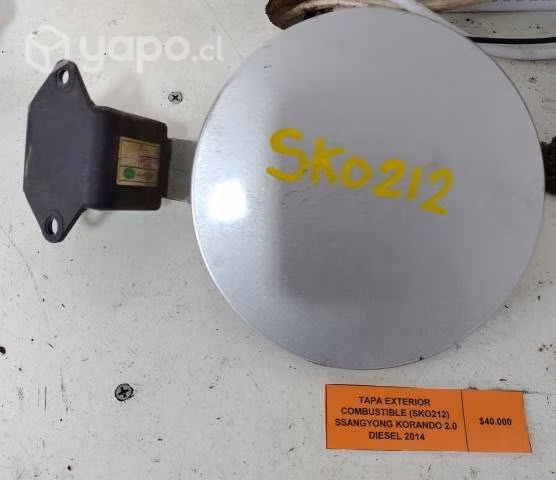 Tapa Exterior Combustible Ssangyong Korando 2014