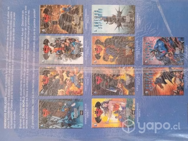 Batman y superman enemigo publico,cross worl