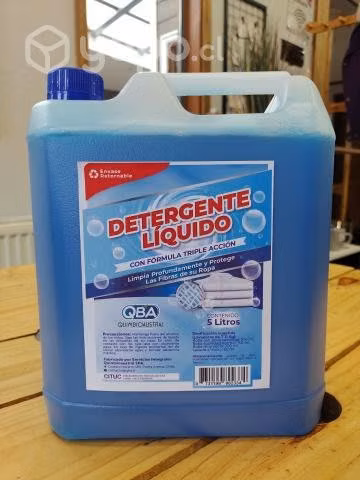 Detergente líquido de ropa QBA 5 litros
