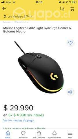 Mouse Logitech g102 - Imagen 3
