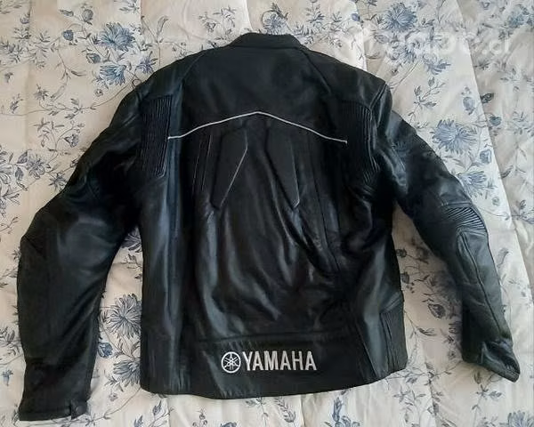 Chaqueta Yamaha de cuero talla L