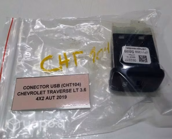 Conector USB (CHT104) Chevrolet Traverse LT 3.6
