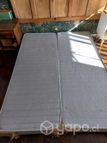 Boxspring rosen sin base metálica dos plazas