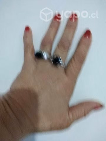 Anillos de plata y pulcera lápiz lazuli