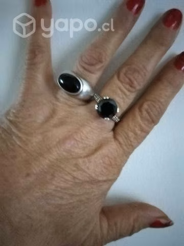Anillos de plata y pulcera lápiz lazuli