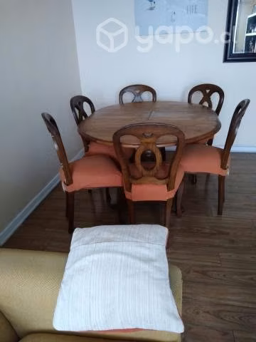 Comedor de encina 6 sillas - Imagen 2
