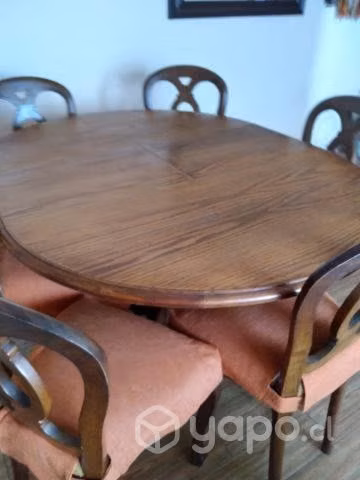 Comedor de encina 6 sillas