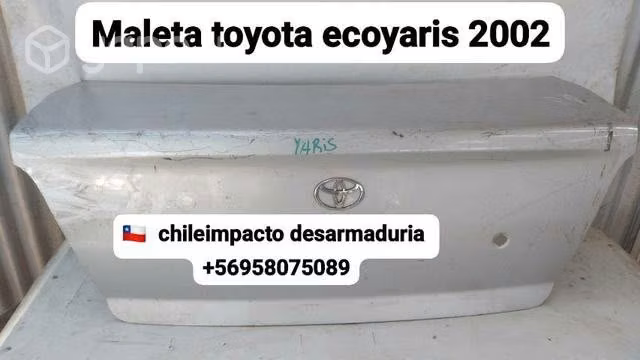 Maleta ecollaris año 2002 desarmaduría
