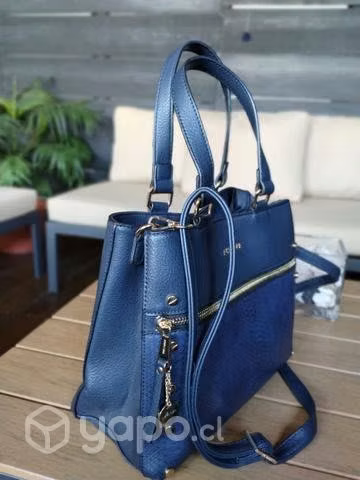 Cartera Amphora azul nueva - Imagen 5