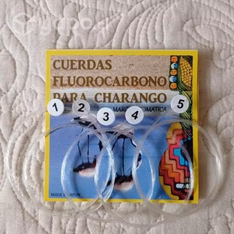 Cuerdas fluorocarbono charango marca "cromática"