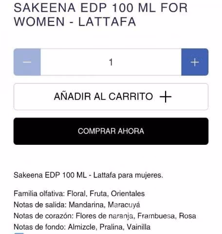 Perfume árabe casa Lataffa Sakenna 100 ml