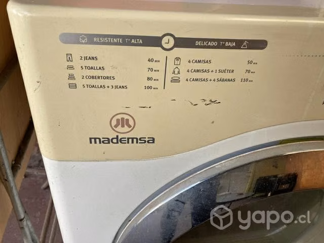 Secadora modelo Ventti 8 kilos