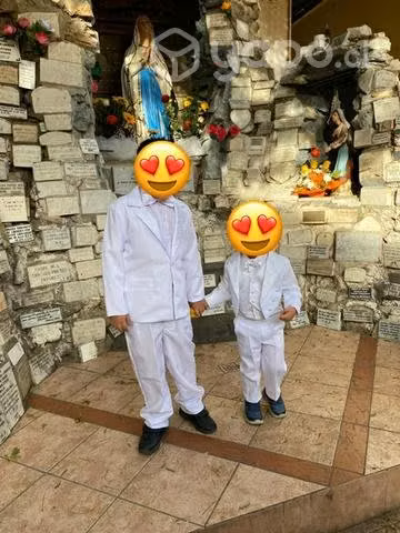 Traje de bautizo talla 10 y 3 - Imagen 1