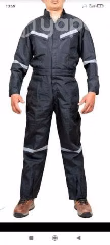 Traje cuero cabritilla radio Motorola guantes Anti