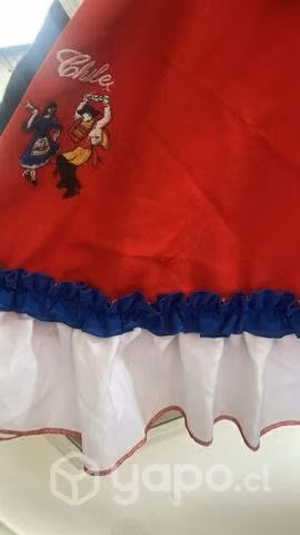 Vestido huasa Chile talla 8