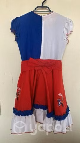 Vestido huasa Chile talla 8