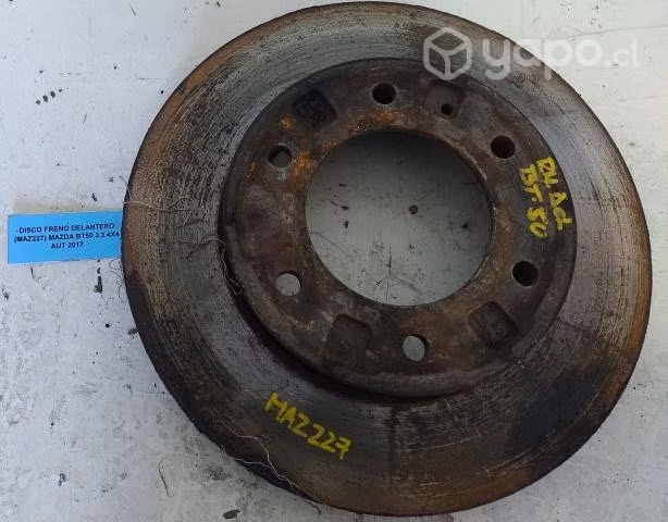 Disco Freno Delantero (MAZ227) Mazda BT50 3.2 4x4