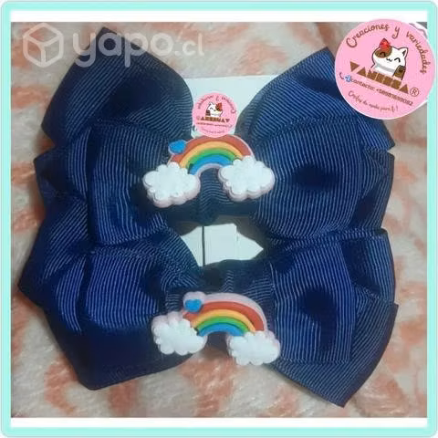 Lazos con pinza para niñas
