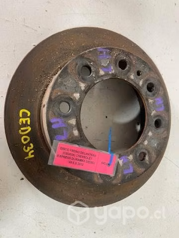 Disco freno delant (CED034) Chevrolet Express 2012