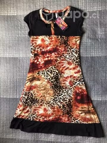 Vestido marca Marpaggi talla S naranjo