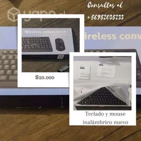 Teclado y Mouse inalámbrico
