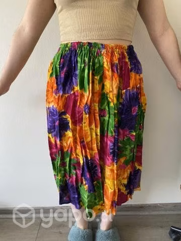 Falda floreada de la India nueva talla estándar