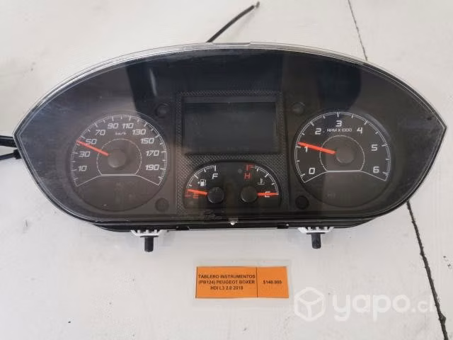 Tablero Instrumentos Peugeot Boxer HDI L3 2018