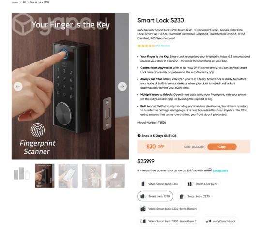 Cerradura electronica eufy smart lock - Imagen 5