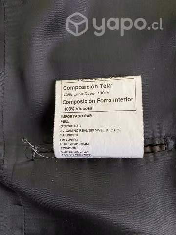 Traje Trial italiano