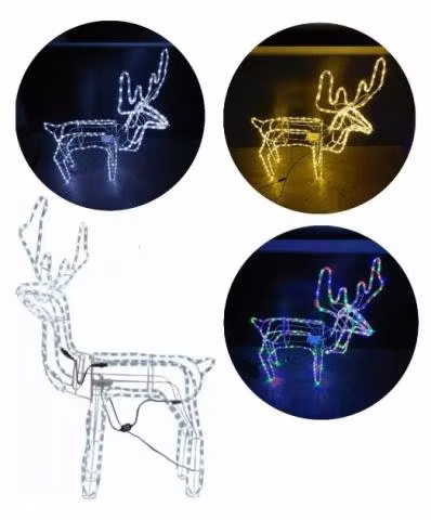 Reno Navideño Luz Led solar 95cm Envio Gratis - Imagen 2