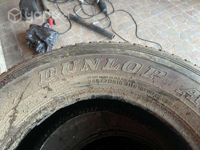 4 neumáticos dunlop 245/70R16 - Imagen 5