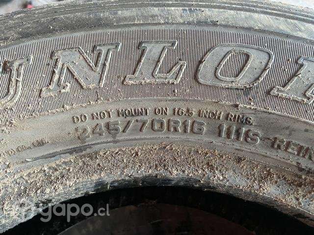 4 neumáticos dunlop 245/70R16 - Imagen 4