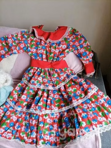 Vestido chiná, talla s