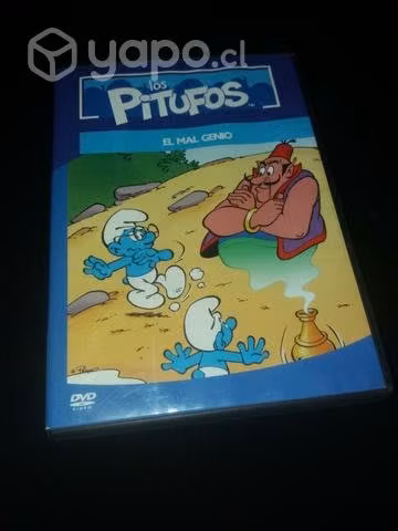 Película infantil Los pitufos "El mal genio" dvd