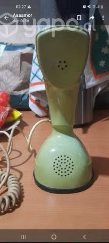 Antigüedad  Teléfono tipo cobra de disco