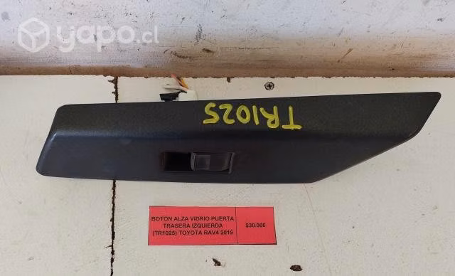 Boton Alza Vidrio tras izq (TR1025) Toyota Rav4