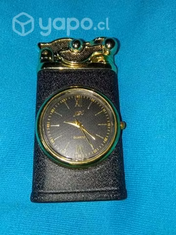 Elegante Encendedor recargable con reloj