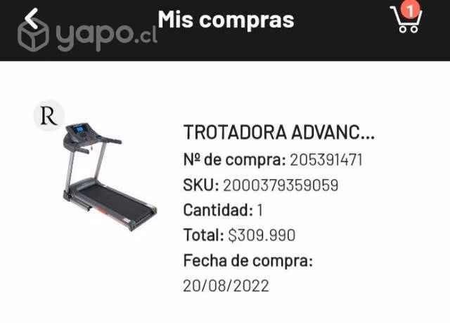 Trotadora ADVANCED 790T