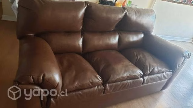 Sofa ecocuero 3 cuerpos - Imagen 4