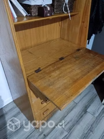 Mueble, gavetero, biblioteca y escritorio