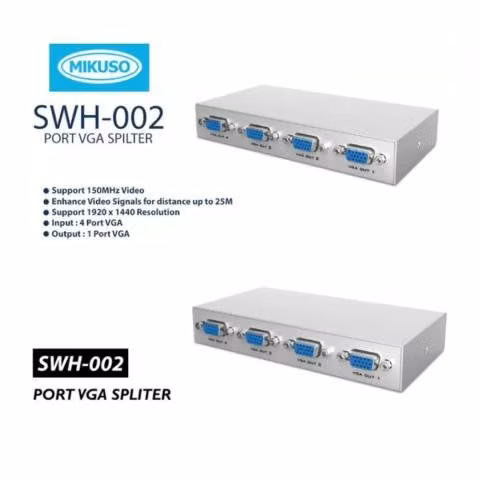 Splitter Video Vga 4 Salidas