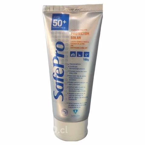 Bloqueador Protector Solar Fps50 Safepro 100g