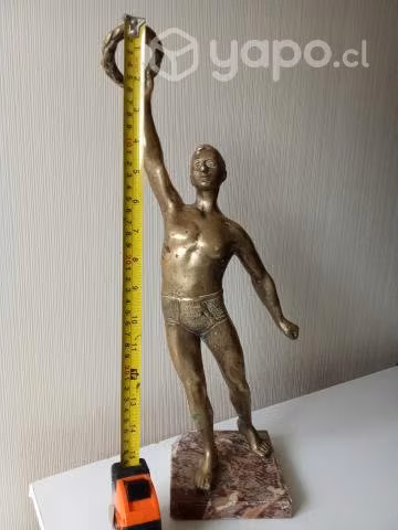 Esculturas bronce antiguas 50 cm alto salitreras