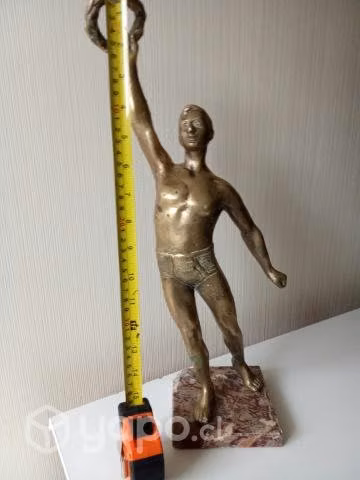 Esculturas bronce antiguas 50 cm alto salitreras