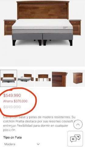 cama king - Imagen 2